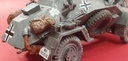 Véhicule blindé léger allemand - WW2 - Sonderkraftfahrzeug SDKF 222 - Modèle terminé - Exécution de niveau professionnel - 1/35