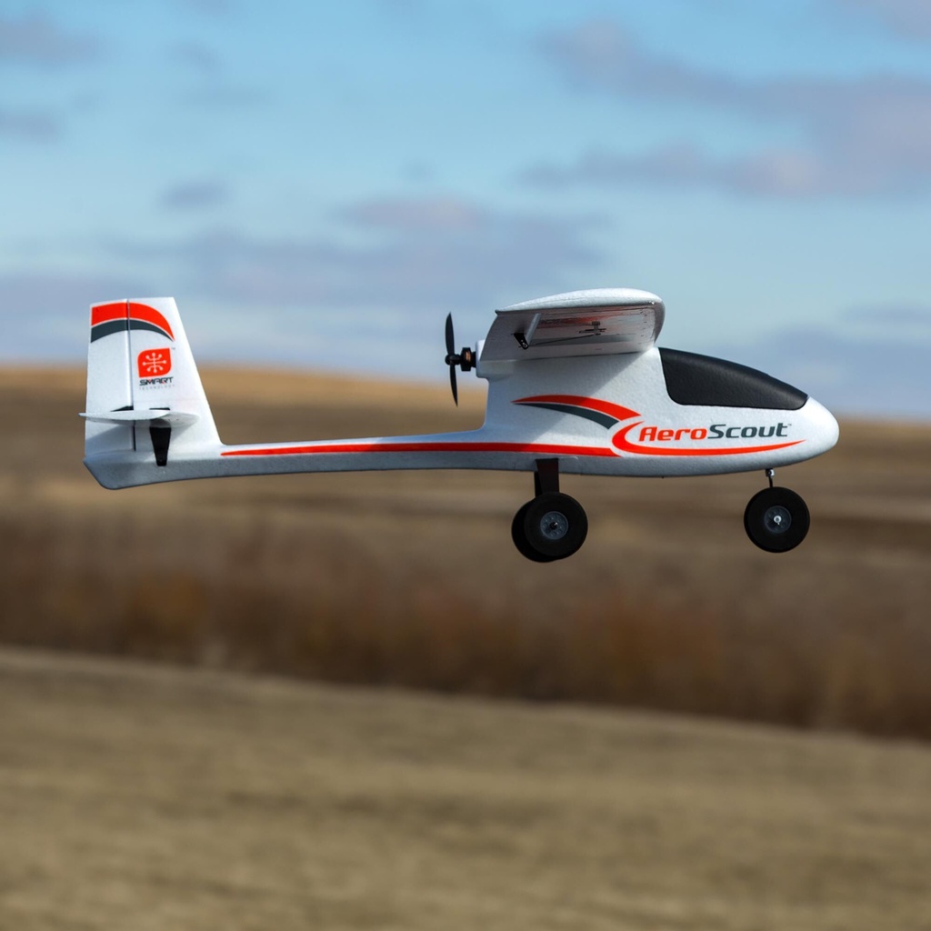 Hobby Zone - Avion Aeroscout S2 - 1095mm - 2.4 Ghz - 4 channel - Safe technology - Ready to fly - Sans accu/chargeur