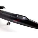 E-Flite - Avion SR-71 Blackbird - BNB - Électrique avec 2 turbines de 40mm - Avec récepteur et servos montés - Sans émetteur ni accu (224S30) ni chargeur