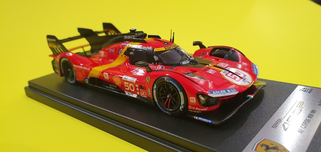 Looksmart - Ferrari 499P - 24 H Le Mans 2023 - #50 - Antonio FUOCO - Miguel MOLINA - Nicklas NIELSEN - 1/43 