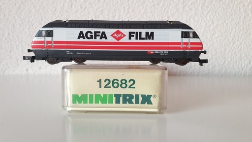 MiniTrix 12682 - Locomotive électrique Re 460 "N" Agfa Film