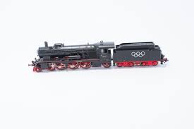 Märklin 34112 - Locomotive vapeur avec tender - BR 18.1 - DB - HO (avec anneaux Olympique)