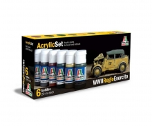 Italeri Acrylic Set - 6 pces - VWIIRegioEsercito