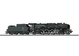 Märklin 39241 - Locomotive vapeur avec tender mfx DCC sound - Serie 241-A