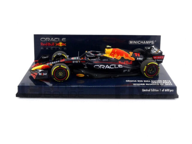 Minichamps Red Bull Racing RB18 - #11 - Sergio Perez - Winner Monaco GP 2022 - 1/43