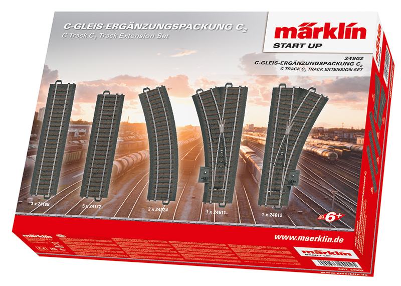 Märklin 24902 Coffret complément C2  voie C - HO