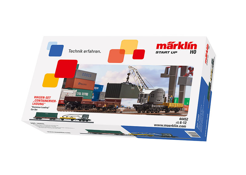 Märklin 44452 Coffret wagons chargement containers - HO