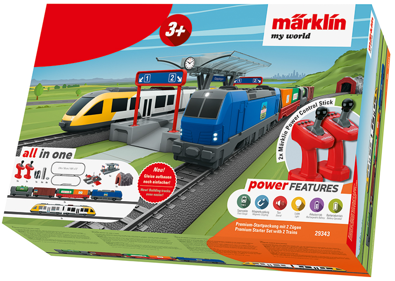 Märklin 29343 Coffret départ Premium "2 trains" My World