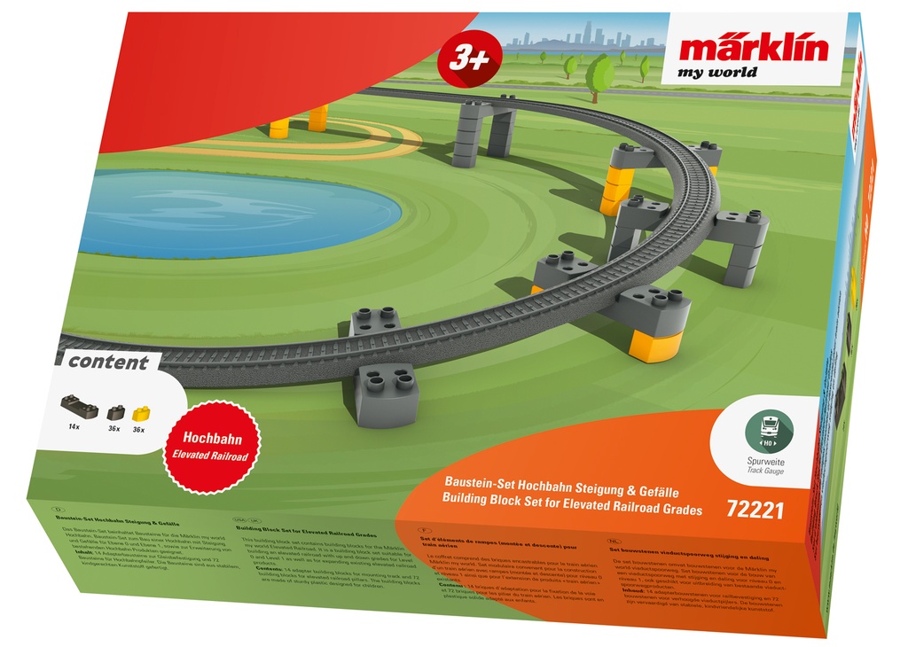 Märklin 72221 Set éléments de rampe pour train aérien My World