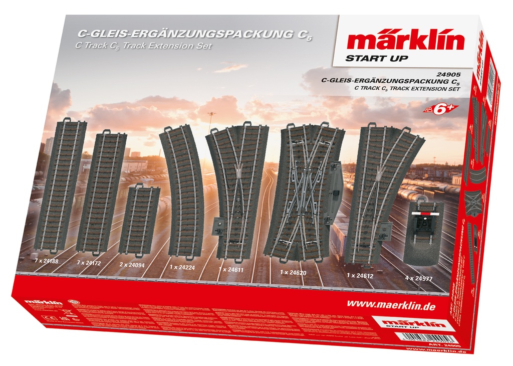 Märklin 24905 Coffret complément C5, Voie C