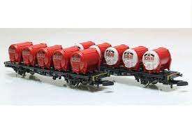 Mini-Club 82364- Set de wagons containers "EKU" "Z"