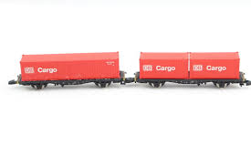 Mini-Club 82367- Set de wagons containers "Cargo" "Z"