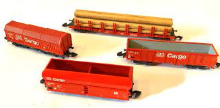 Mini-Club 82500- Set de wagons transport "Cargo" "Z"