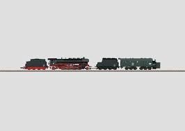 Mini-Club 81362 - Locomotive Vapeur avec tender et convoi de wagons marchandises "Z"