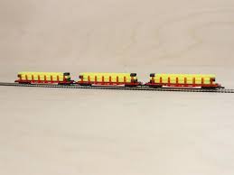 Mini-Club 86552 - Set de wagons de transport de barres Cargo "Z"