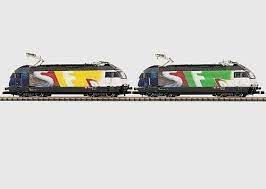 Mini-Club 88446- Set de 2 Locomotives électriques Re 460 SBB/CFF "Z"