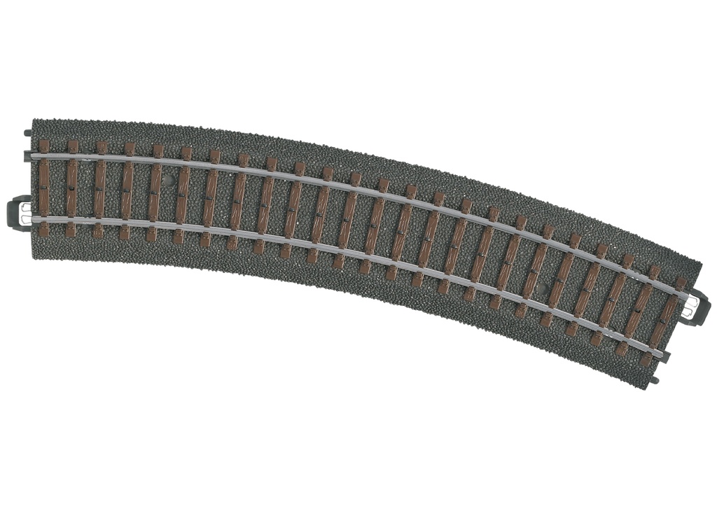 Märklin 24224 - Rail courbe - R2 - 437.5mm - 24.3 degrés- HO