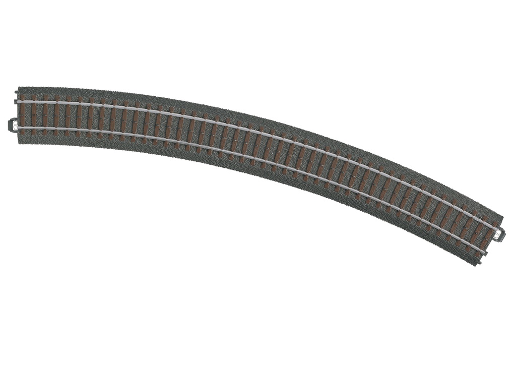 Märklin 24530 - Rail courbe R5 - 643.6mm - 30 degrés - HO