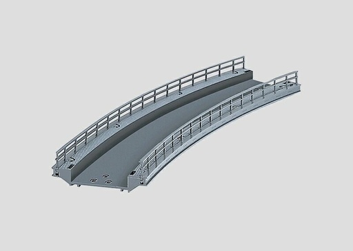 Märklin 74623 - Elément de rampe courbe -R2 - 437.5mm - 30 degrés - HO