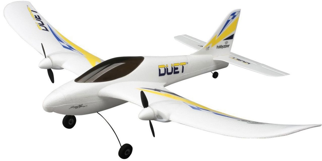 HobbyZone Avion RC Duet (Débutant)  2.4 Ghz - 3 channel - RTF