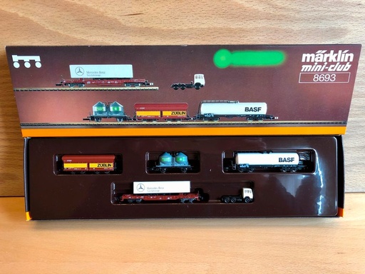 Mini-Club 8693 - Composition de wagons containers "Z"