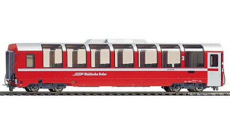 Bemo 3294 102 - Wagon voyageurs Panoramique RhB B 2502 - HOm