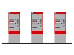 Rietze 16402 - Automate carte de transport "Rhätische Bahn" (3 pièces) - 1/160