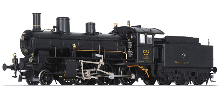 Liliput L131957 - Locomotive vapeur avec tender B 3/4  - 1364 - SBB - HO