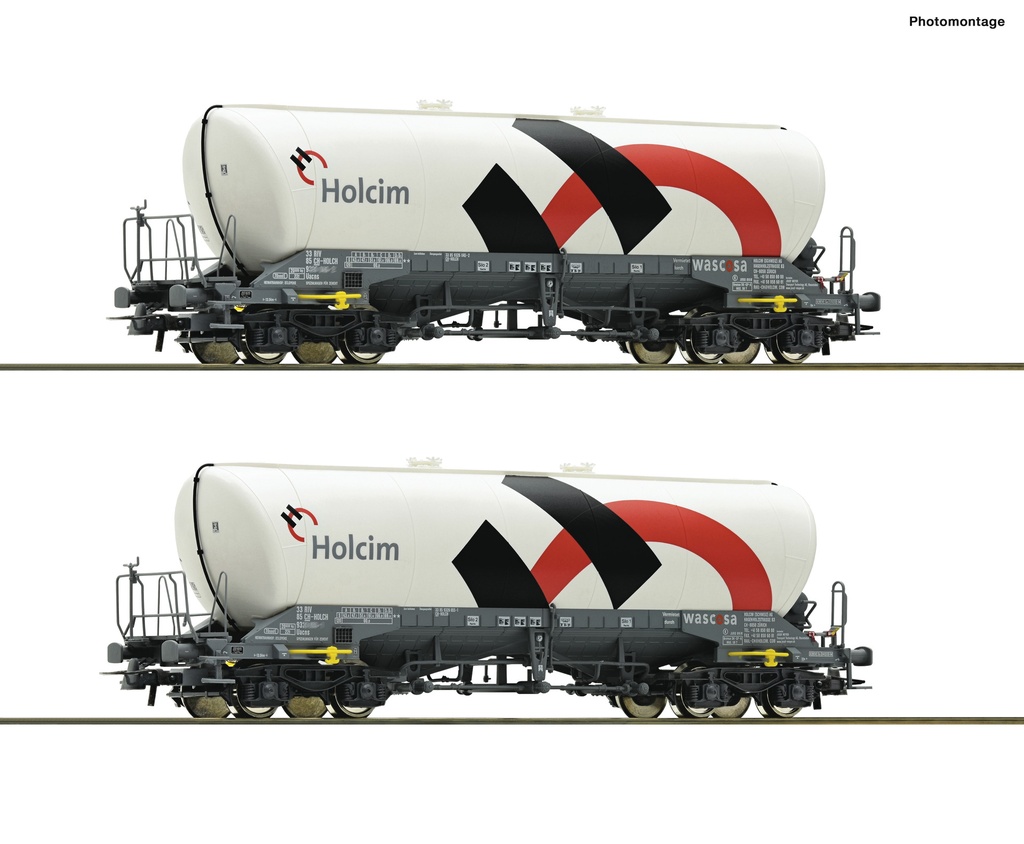 Roco 76138 Set de 2 Wagons citernes "Holcim"- HO