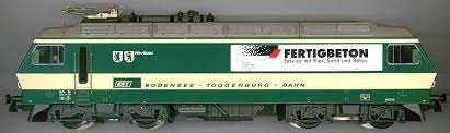 HAG 187 - Locomotive Re 4/4 BT "HCB Herisau" - HO