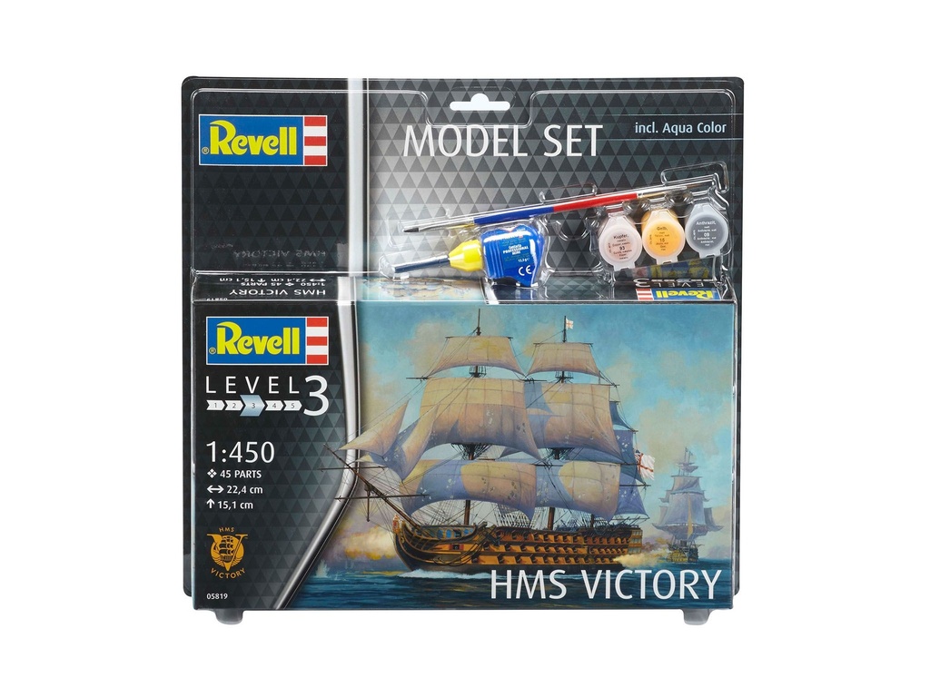 Revell 05819 - HMS Victory - 1/450 - 22.4 cm long - 45 pièces