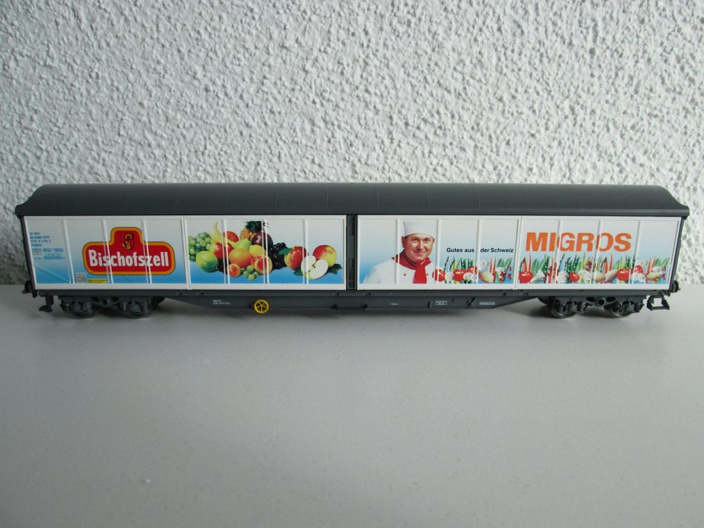 HAG 384 - SBB Wagon container fermé "Migros" "Bischofszell" - AC - HO