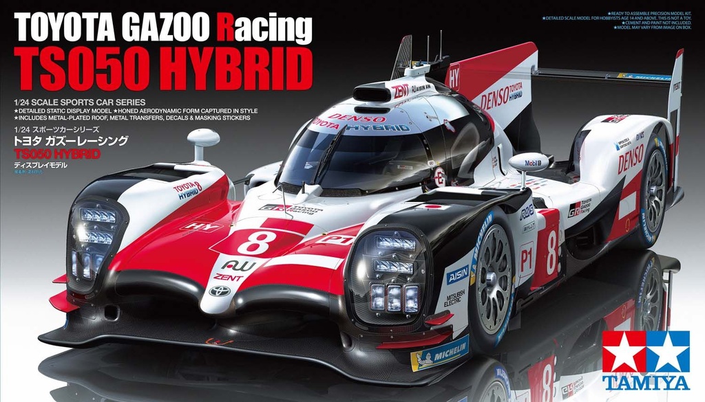 Tamiya 24349 - Toyota GAZOO Racing TS050 hybride (Pilote S. Buemi-Suisse) - 1/24