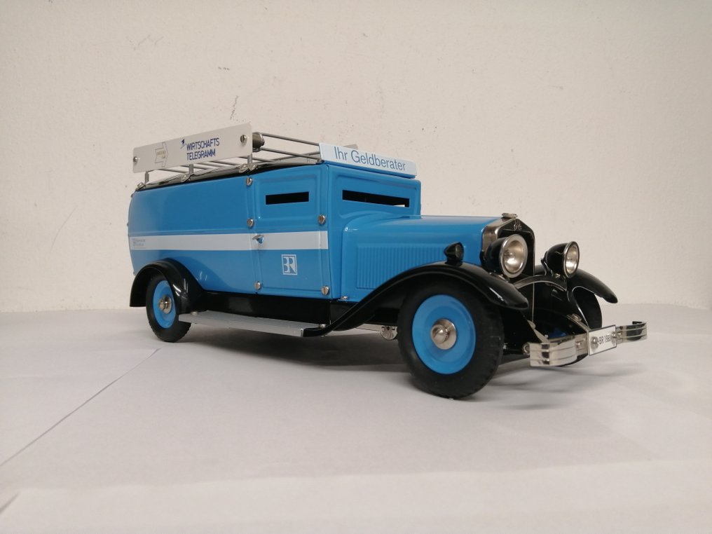 Märklin 1101 - Transporteur d'argent, boîtier en tôle, inscription TÉLÉGRAMME ÉCONOMIQUE -1/16