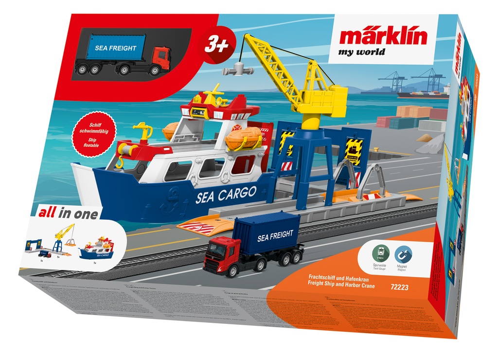 Märklin 72223 Coffret "Cargo et grue portuaire" My World