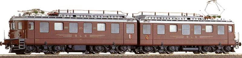 Roco 63880.1 - Locomotive Double électrique  8/8 "BLS-275" Ecussons Valais et Bern - HO