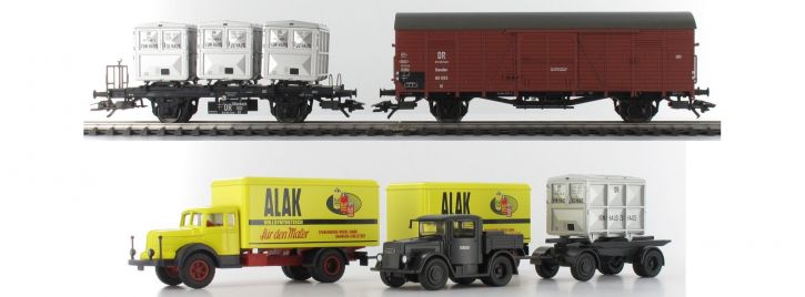 Märklin 48812 - Coffret de transport de marchandises des usines "Spangenken" - HO