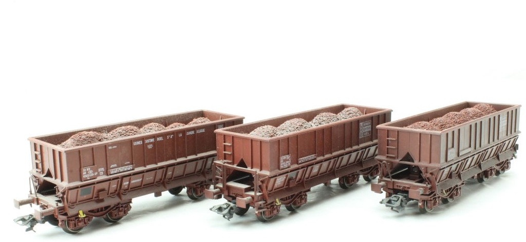 Märklin 48444 - Coffret 3 wagons minéraliers "Gustave Boël" SNCB - HO