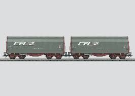 Märklin 47207 - Coffret 2 wagons transport de bobines d'acier laminé - CFL - HO