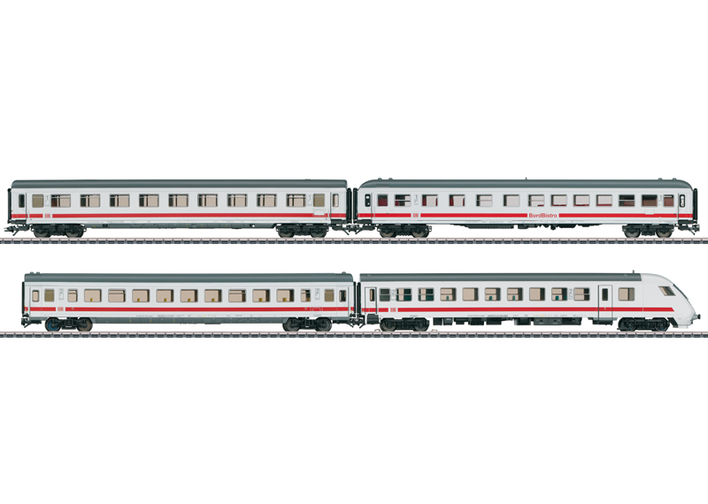 Märklin 43304- Coffret avec 4 wagons Train grandes lignes allemandes - HO