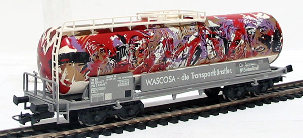 Liliput L225844 - Wagon citerne "Wascosa" avec graffitis - SBB-CFF - HO