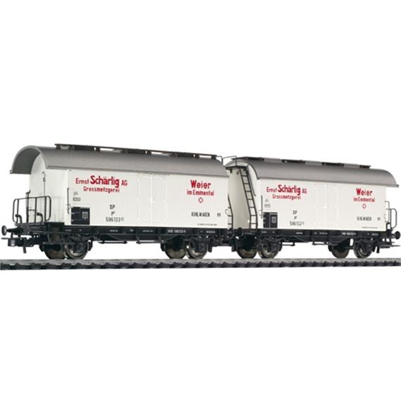 Liliput L240151 - Set 2 Wagons Frigorifiques "Ernst Schärlig AG" - HO