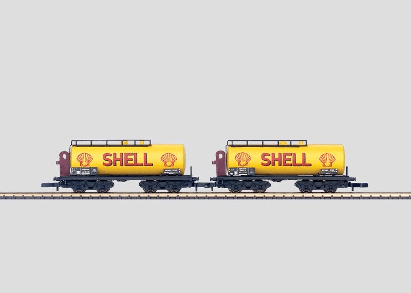 Mini-Club 82070- Set de 2 wagons citernes "Shell" - "Z"