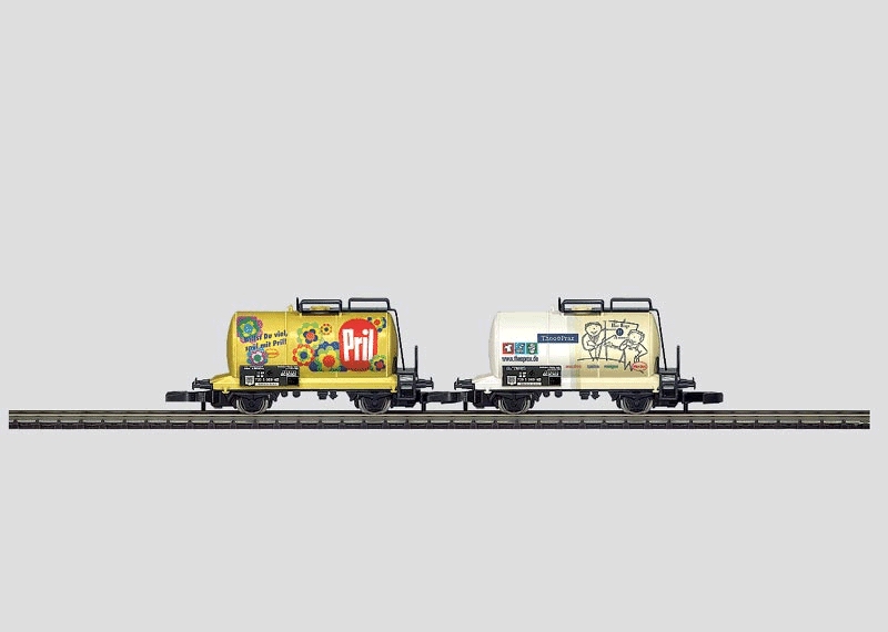 Mini-Club 86114 - Set de 2 wagons citernes (Pril & Theo Prax) - "Z"