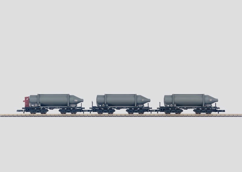 Mini-Club 82090 - Set de 3 wagons pour bouteilles de carbure "SKW Trostberg AG" - "Z"