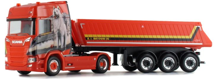 Herpa 932202 - Scania LKW CR 20 HD Aerop. Kipp- "SZ Mayolani"- 1/87