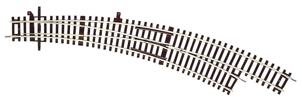 Roco 42471 - Aiguillage courbe droit BWl5/6 sans entraînement - 542,8 mm (R5) - 30°