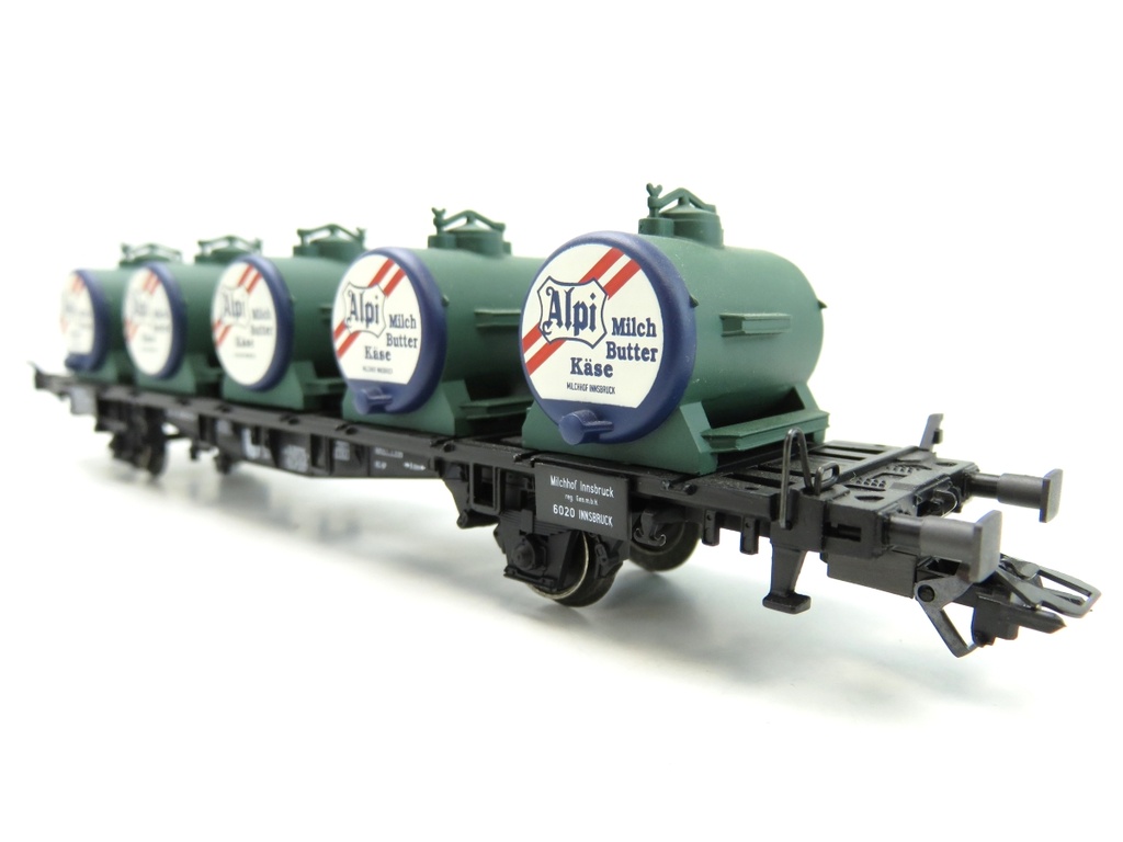 Märklin 47671 - Wagons porte-conteneurs avec cuves "Alpi" - ÖBB - HO