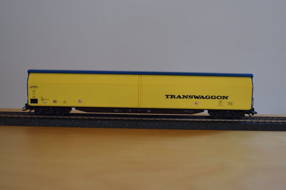 Märklin 48034 - Wagon marchandises à parois coulissantes grande capacité "Transwaggon" - DB - HO