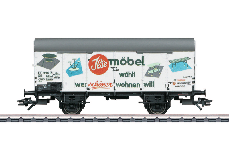 Märklin 48165 - Wagon couvert à deux essieux avec un toit arrondi - "Wagon Insider 2015" - HO